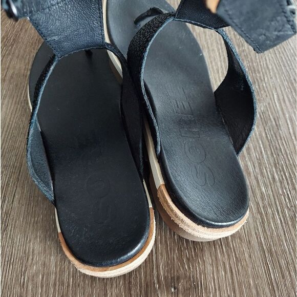 Sorel Torpeda Ankle Strap Sandal Black Size 9.5 - Picture 8 of 8